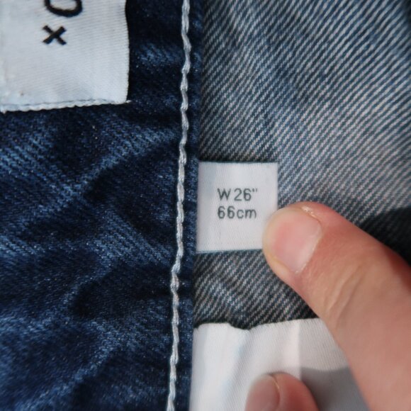 ASOS Collusion Womens 005 Straight Jeans Denim Blue Pants 26 - Picture 13 of 17